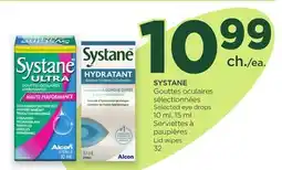 Proxim SYSTANE Selected eye drops, Lid wipes offer