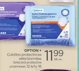 Proxim OPTION + Selected protective underwear offer