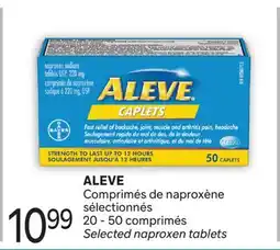 Brunet ALEVE Comprimés de naproxène sélectionnés offer