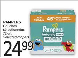 Brunet PAMPERS Couches sélectionnées offer