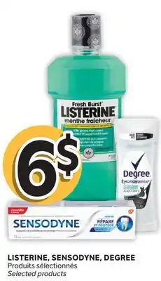 Brunet LISTERINE, SENSODYNE, DEGREE Produits sélectionnés offer
