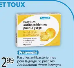 Brunet PERSONNELLE Pastilles antibactériennes pour la gorge offer