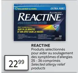 Brunet REACTINE Produits sélectionnés pour aider au soulagement des symptômes d'allergies offer
