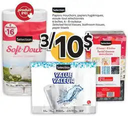 Brunet SELECTION Papiers mouchoirs, papiers hygiéniques, essuie-tout sélectionnés offer