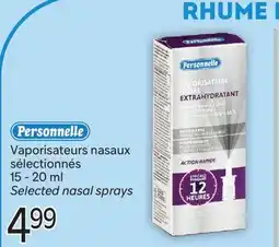 Brunet PERSONNELLE Vaporisateurs nasaux sélectionnés offer