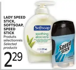 Brunet LADY SPEED STICK, SOFTSOAP, SPEED STICK Produits sélectionnés offer