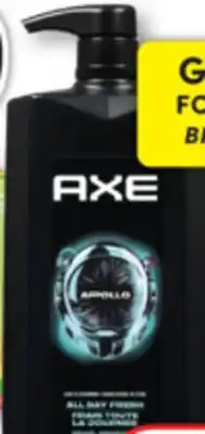 Familiprix AXE, DOVE or PLAYTEX, Selected products offer