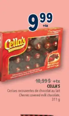 Familiprix CELLA'S Cherries covered milk chocolate offer