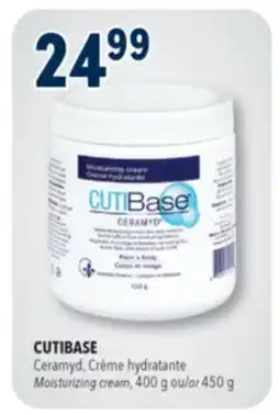 Familiprix CUTIBASE Ceramyd, Moisturizing cream, 400 g or 450 g offer