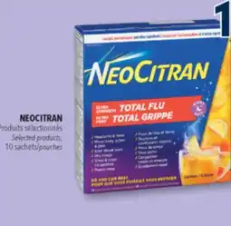 Familiprix NEOCITRAN, Selected products, 10 pouches offer