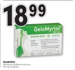 Familiprix GELOMYRTOL, Bronchi and sinuses, 300mg, 20capsules offer