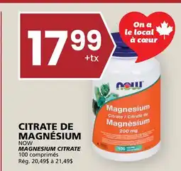 Rachelle-Bery Grocery NOW MAGNESIUM CITRATE offer