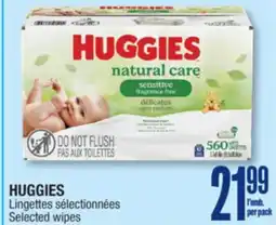 Jean Coutu HUGGIES Lingettes Selected wipes offer