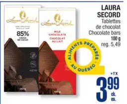 Jean Coutu LAURA SECORD Chocolate bars offer
