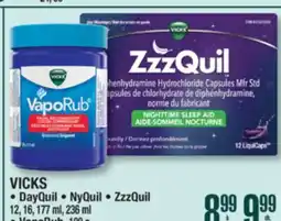Jean Coutu VICKS, DayQuil, NyQuil, ZzzQuil offer