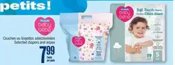 Jean Coutu PERSONNELLE Selected diapers and wipes offer