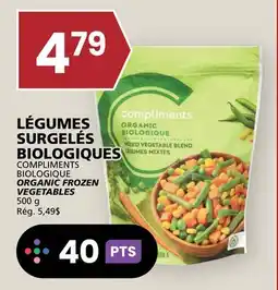 Rachelle-Bery Grocery COMPLIMENTS BIOLOGIQUE ORGANIC FROZEN VEGETABLES offer