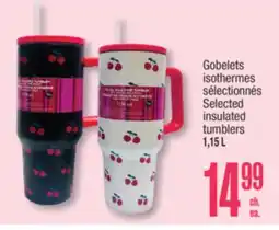 Jean Coutu Selected insulated tumblers offer