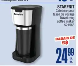 Jean Coutu STARFRIT Travel mug coffee maker offer