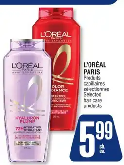 Jean Coutu L'ORÉAL PARIS Selected hair care products offer