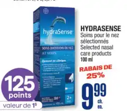Jean Coutu HYDRASENSE Selected nasal care products offer