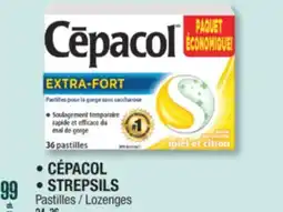 Jean Coutu CÉPACOL, STREPSILS Lozenges offer