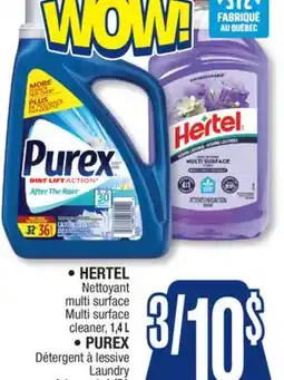 Jean Coutu HERTEL, PUREX offer