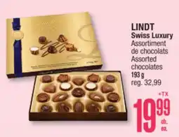 Jean Coutu LINDT Swiss Luxury Assorted chocolates offer
