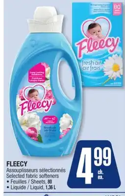 Jean Coutu FLEECY Selected fabric softeners offer