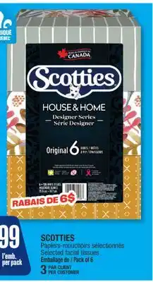 Jean Coutu SCOTTIES Selected facial tissues offer