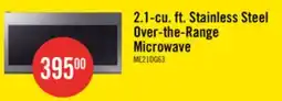The Brick Samsung 2.1 Cu. Ft. Over-the-Range Microwave with 400 CFM and LED Display - Stainless Steel - ME21DG offer