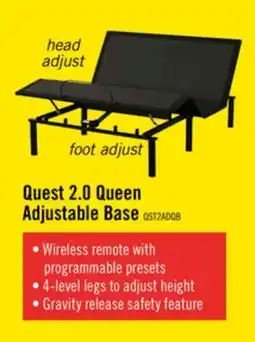 The Brick Quest 2.0 Full Adjustable Base offer
