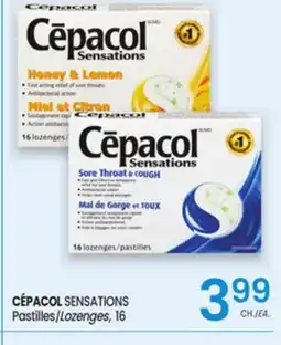 Uniprix CÉPACOL SENSATIONS Pastilles/Lozenges offer