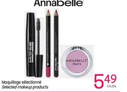 Uniprix ANNABELLE Maquillage sélectionné/Selected makeup products offer