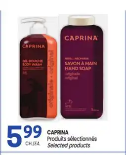 Uniprix CAPRINA Produits sélectionnés/ Selected products offer