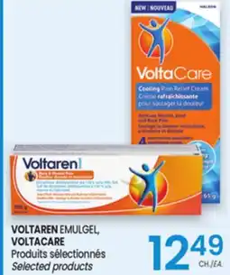 Uniprix VOLTAREN EMULGEL, VOLTACARE Produits sélectionnés/Selected products offer