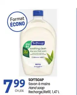 Uniprix SOFTSOAP Savon à mains/Hand soap, Recharge/Refill offer