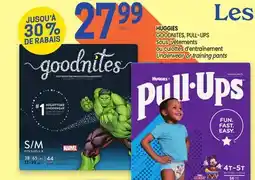 Uniprix HUGGIES GOODNITES, PULL-UPS Sous-vêtements ou culottes d'entraînement/Underwear or training pants offer