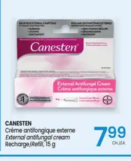Uniprix CANESTEN Crème antifongique externe External antifungal cream Recharge/Refill offer