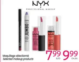 Uniprix NYX Maquillage sélectionné/Selected makeup products offer