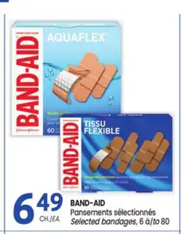 Uniprix BAND-AID Pansements sélectionnés/ Selected bandages offer