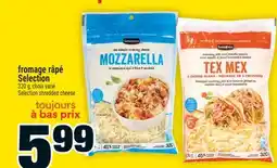 Super C fromage râpé Selection | shredded cheese offer