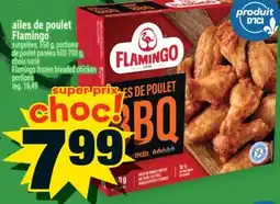 Super C ailes de poulet Flamingo | Flamingo frozen breaded chicken portions offer