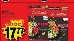 Super C saumon à poké Irrésistible | Irrésistible frozen salmon poke offer