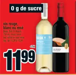 Super C vin rouge, blanc ou rosé | red, white or rosé wine offer