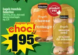 Super C bagels tranchés Selection | Selection sliced bagels offer