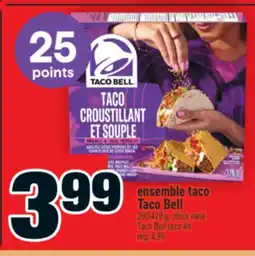 Super C ensemble taco Taco Bell | Taco Bell taco kit offer