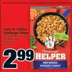Super C Repas De Nouilles Hamburger Helper | Hamburger Helper Noodle Meal offer