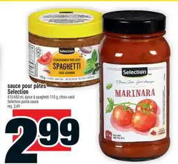 Super C SAUCE POUR PÂTES SELECTION | SELECTION PASTA SAUCE offer