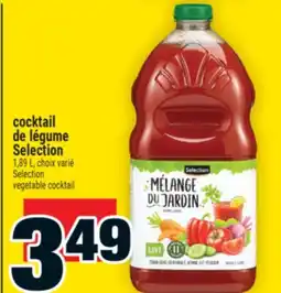 Super C COCKTAIL DE LÉGUME SELECTION | SELECTION VEGETABLE COCKTAIL offer